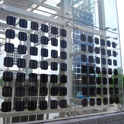 Mur de Curtaion de cellules de PERC Half Cut 60 de modules de picovolte en verre de double du CEI ou Allemand de toit