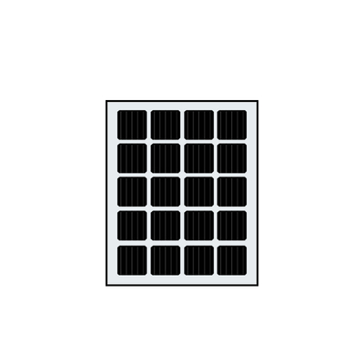 105 watts établissant les composants Bifacial intégrés des panneaux solaires BIPV
