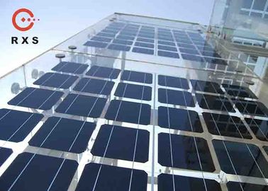 Rendement élevé panneau solaire en verre transparent polycristallin de la catégorie BIPV un double avec le meilleur prix