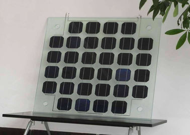 Doubles en verre panneaux solaires du transparent BIPV semi avec le contrôleur intelligent