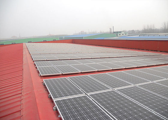 Les panneaux solaires Bifacial plongés chauds ont galvanisé le toit de tuile en acier de GV de couleur en acier de panneau solaire