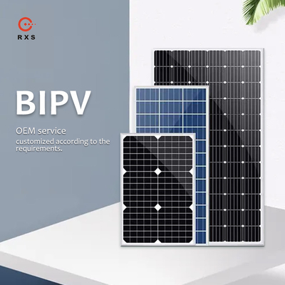 Demi panneaux solaires Perc Solar Panels mono Bifacial monocristallin de la coupe BIPV