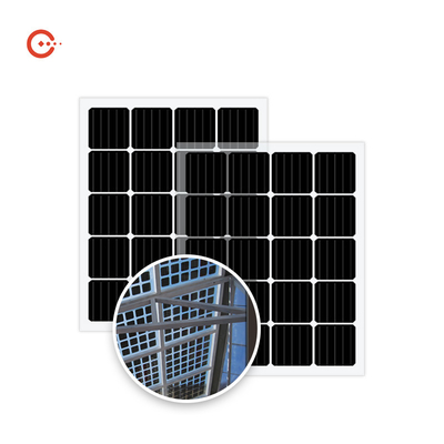 Module monocristallin en verre transparent de picovolte de panneaux solaires de la CE BIPV de Rixin