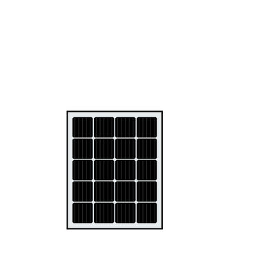 qualité  Household BIPV Module Mini 100W Custom Bifacial Transparent Solar Panel usine