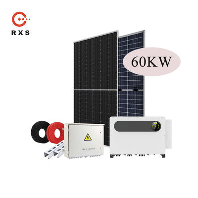 Accomplissez le stockage d'énergie solaire sur le système solaire hybride de grille 60KW 100KW 1MW
