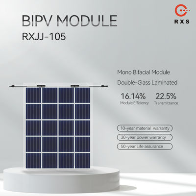 Système d'alimentation renouvelable 300W d'énergie de batterie de panneau solaire de BIPV pour le carport à la maison