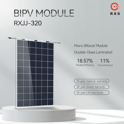 Panneaux solaires BIPV personnalisables Classe A Cellule solaire mono 200watt 320W