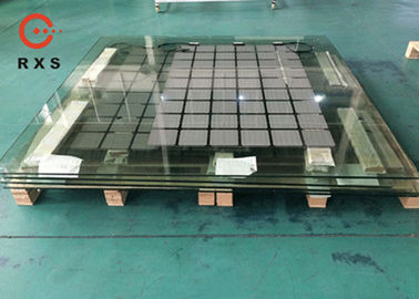 Double transmittance légère intégrée par bâtiment commercial en verre 40% de panneaux photovoltaïques