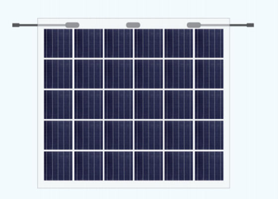 panneaux solaires Bifacial mono de 160W BIPV picovolte Compenents avec le double verre feuilleté