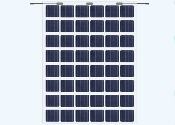 Capacité élevée Bifacial photovoltaïque transparente élevée des panneaux solaires 240W