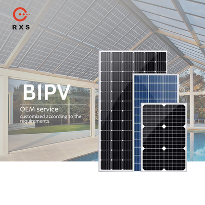 Tout le panneau solaire 6v 540w de BIPV de silicium monocristallin noir de panneaux solaires