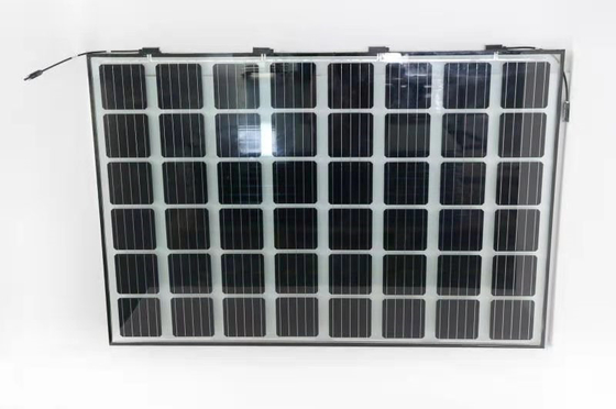Panneaux solaires monocristallins en verre transparents picovolte de module monocristallin de la CE BIPV