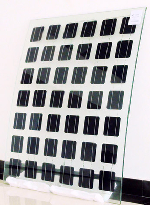 Panneaux solaires monocristallins en verre transparents picovolte de module monocristallin de la CE BIPV